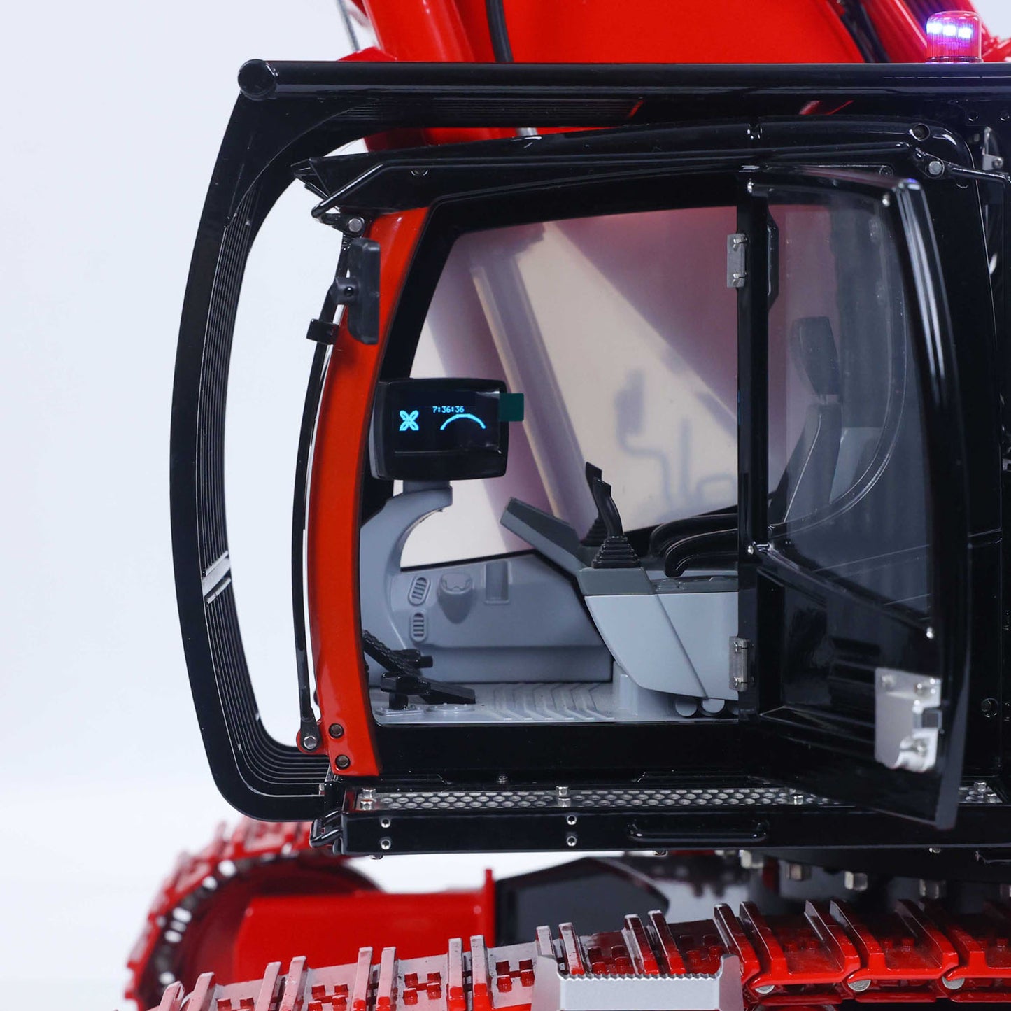 Hydraulic Main Arm Auxiliary Oil Channel Flow Control System CUT K970-300 RC Digger Detail