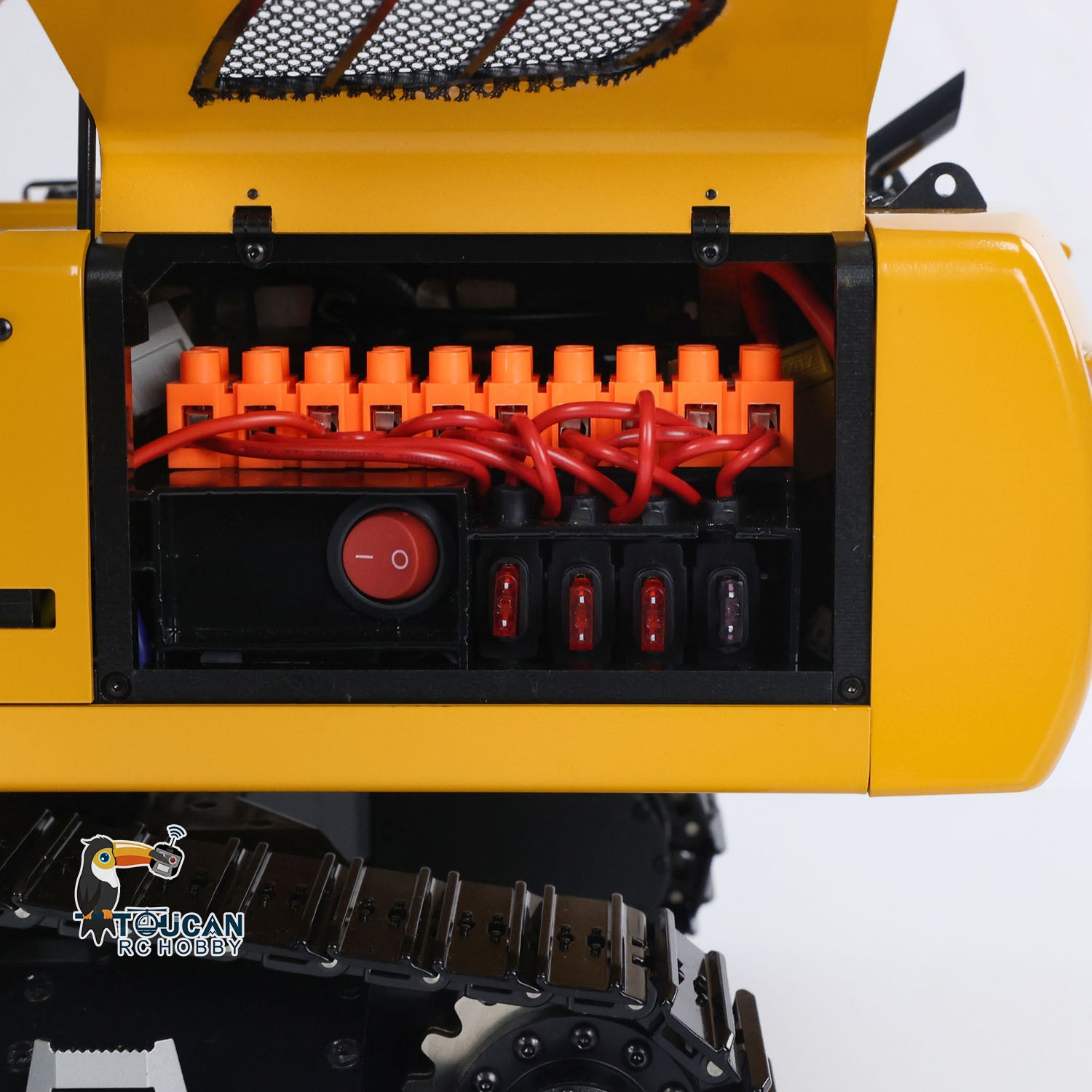 MT Model 946 1/14 Metal Hydraulic RC Tracked Excavator power switch detail