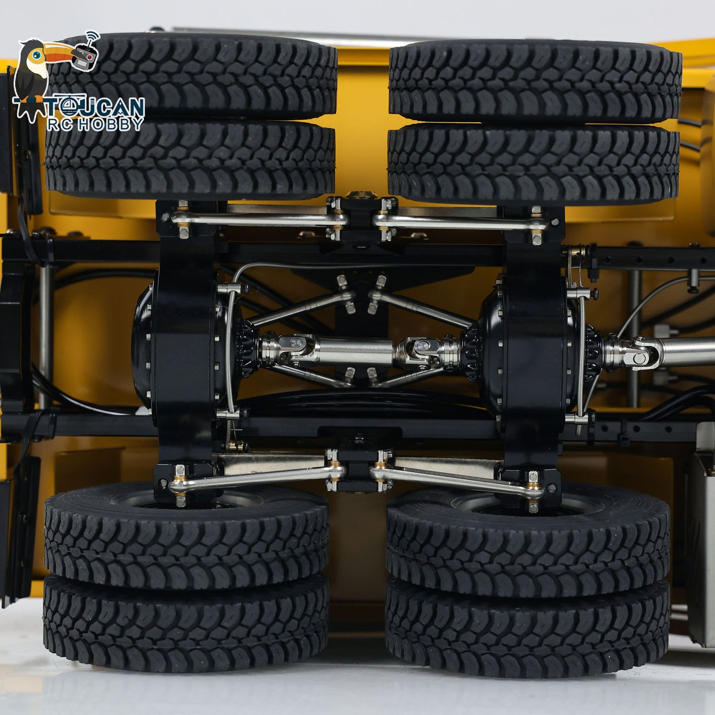 MD 8x8 RC Dump Truck Locking Differential Axle Detail