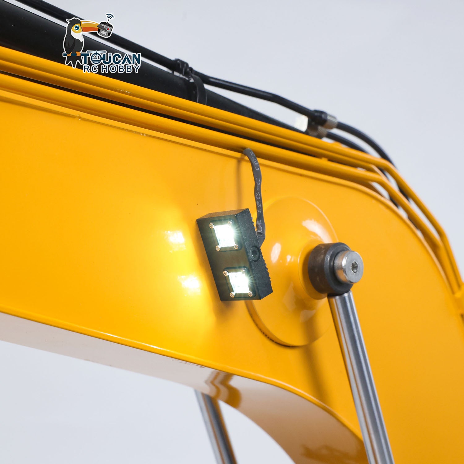 RC Hydraulic Excavator with LED Lighting Sound and Smoke System