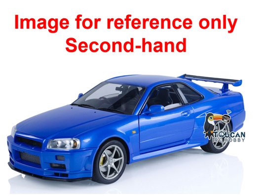 Second?hand Capo 1/8 4WD metal RC drift racing car R34, high?speed 4x4 remote control vehicle with sound and smoking function, CN stock free shipping