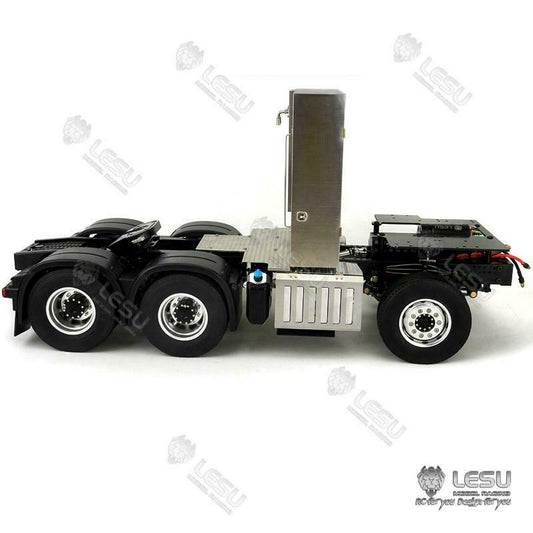 1/14 LESU 6*6 Metal 3 Speed 3363 RC Tractor Truck Radio Controlled Assembled Chassis Motor Servo DIY Vehicle Cars Model