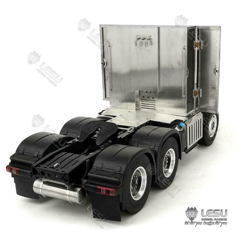 1/14 LESU 6*6 Metal 3 Speed 3363 RC Tractor Truck Radio Controlled Assembled Chassis Motor Servo DIY Vehicle Cars Model