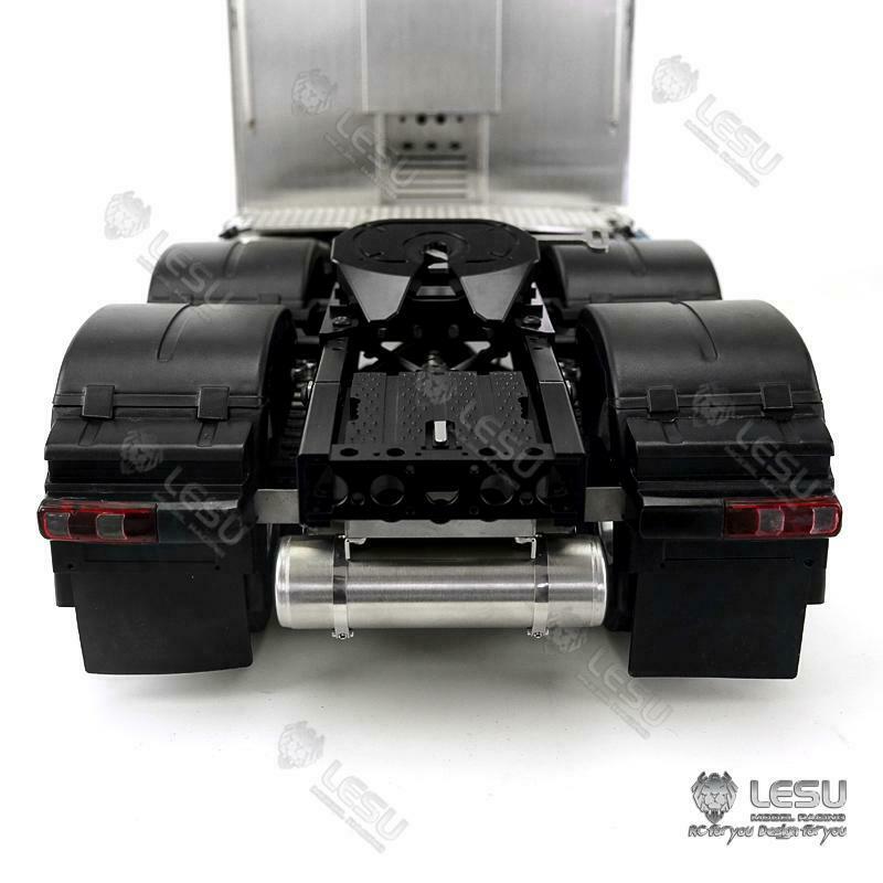 1/14 LESU 6*6 Metal 3 Speed 3363 RC Tractor Truck Radio Controlled Assembled Chassis Motor Servo DIY Vehicle Cars Model