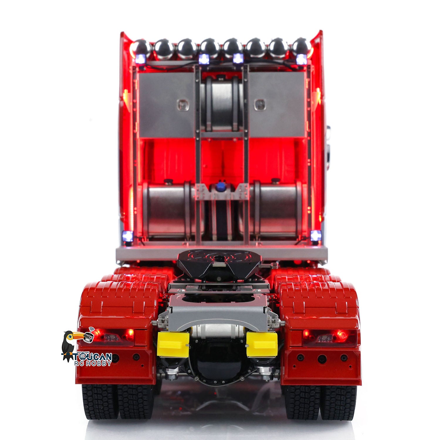 ScaleClub 770S 1/14 RC 8x8 Metal Chassis Tractor Truck tail light detail