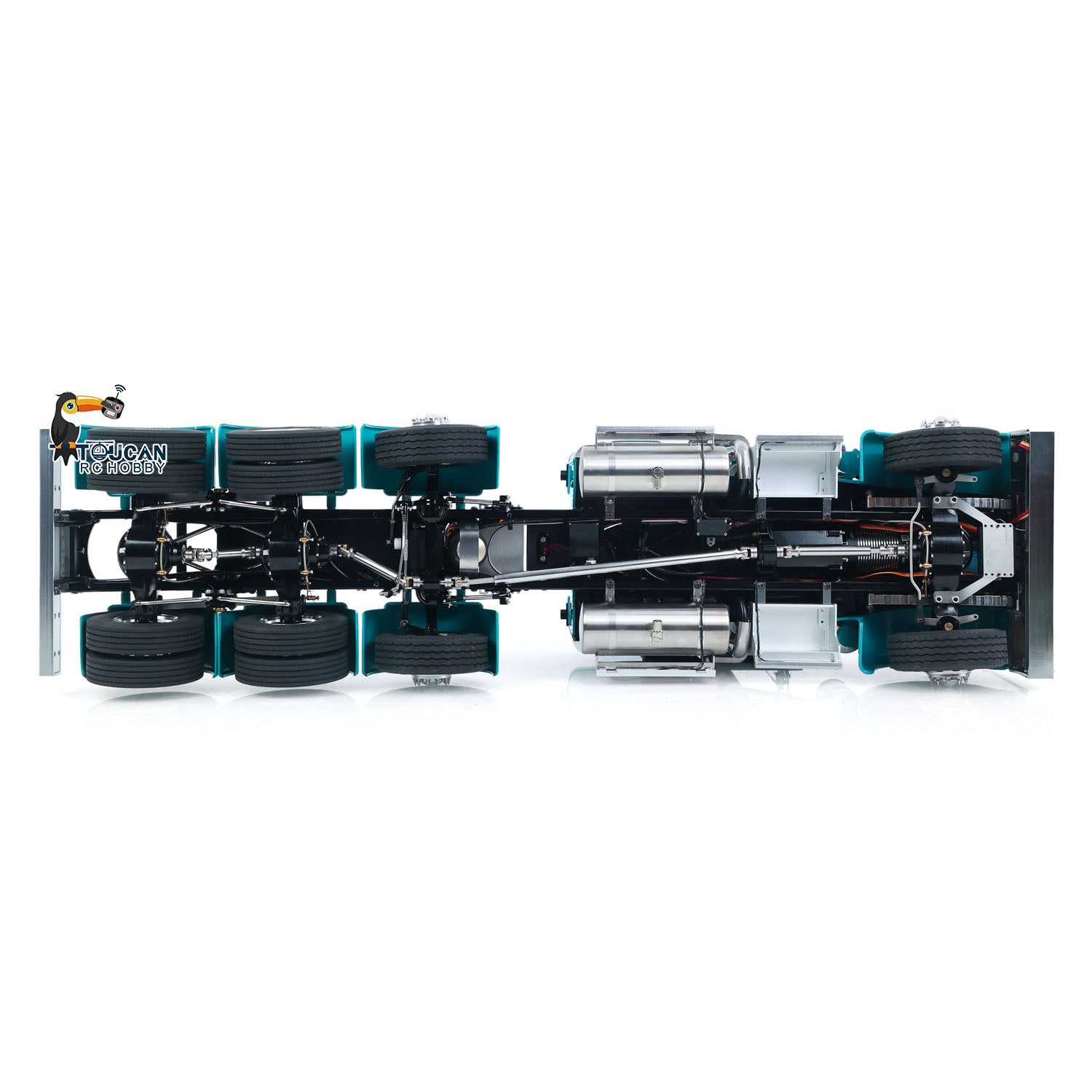 TOUCAN 56344 1/14 8x6 Metal Chassis RC Tractor Truck Grand Hauler chassis with suspension and differential locks