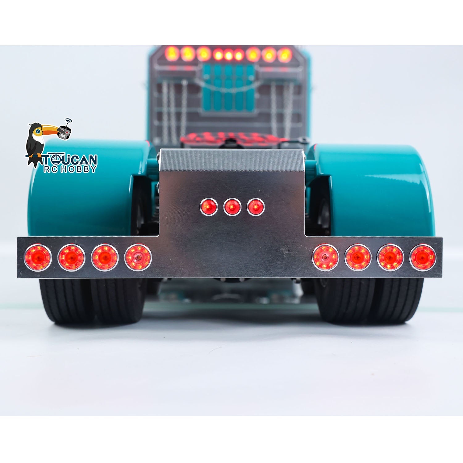 TOUCAN 56344 1/14 8x6 Metal Chassis RC Tractor Truck Grand Hauler rear light detail