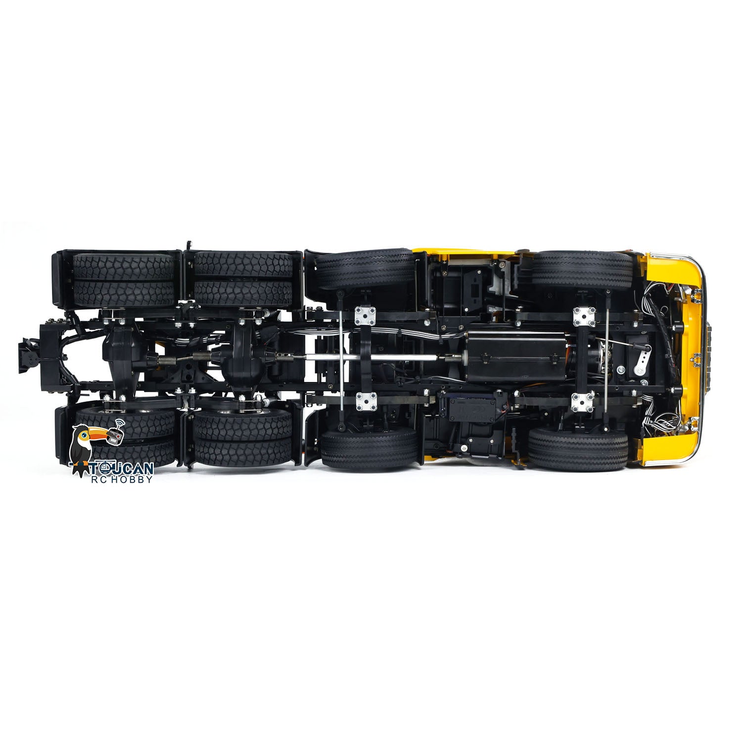 TOUCAN 56371 770S 1/14 8x4 RC Tractor Truck chassis detail