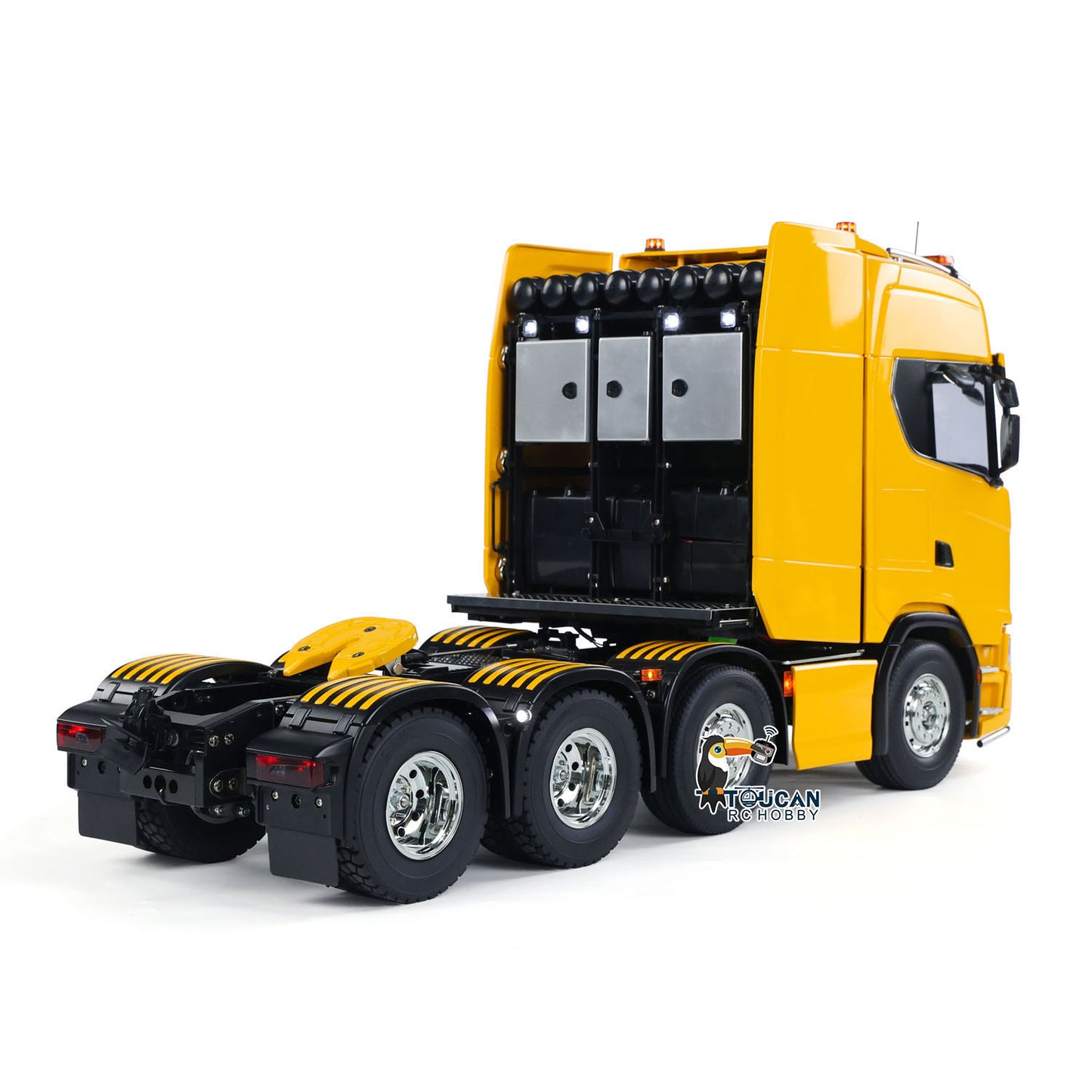 TOUCAN 56371 770S 1/14 8x4 RC Tractor Truck side view with detailed cab and chassis