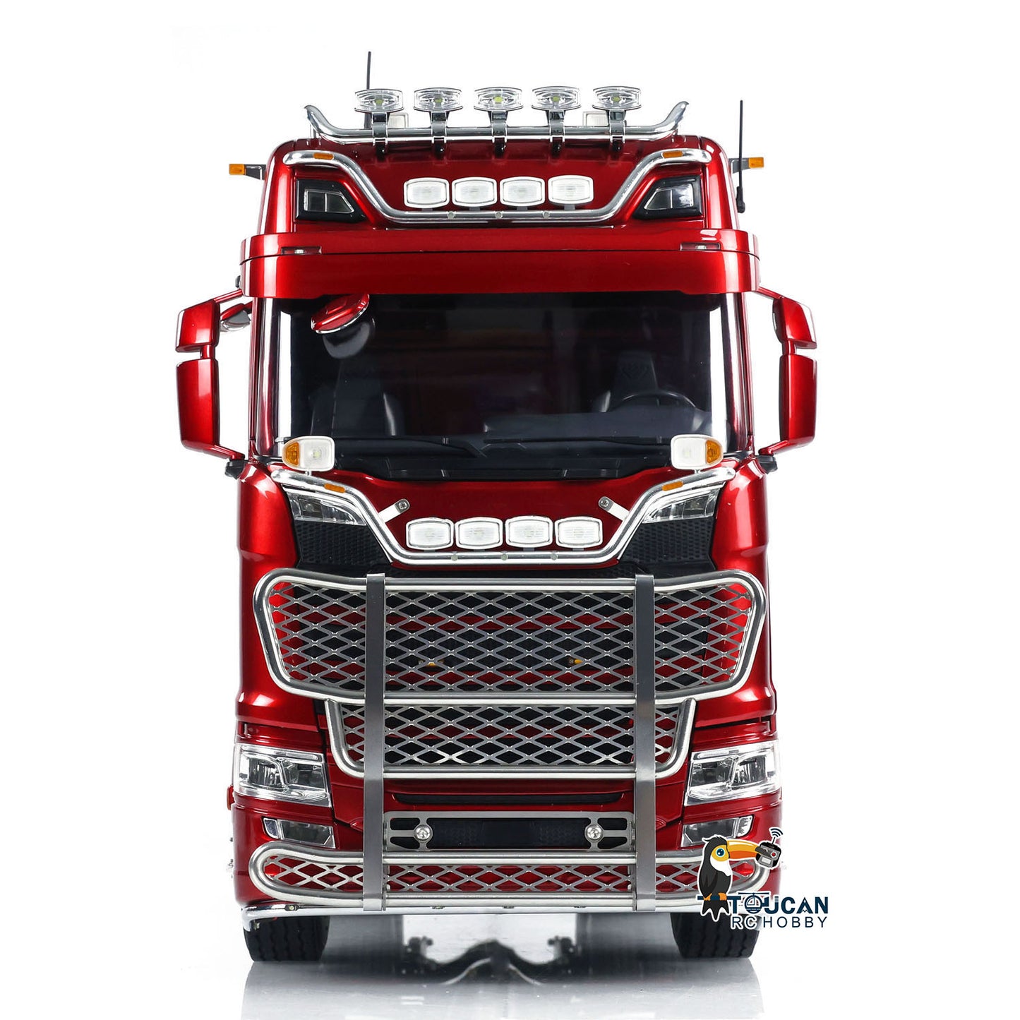 TOUCAN 770S 1/14 RC 6x6 Metal Tractor Truck front angle
