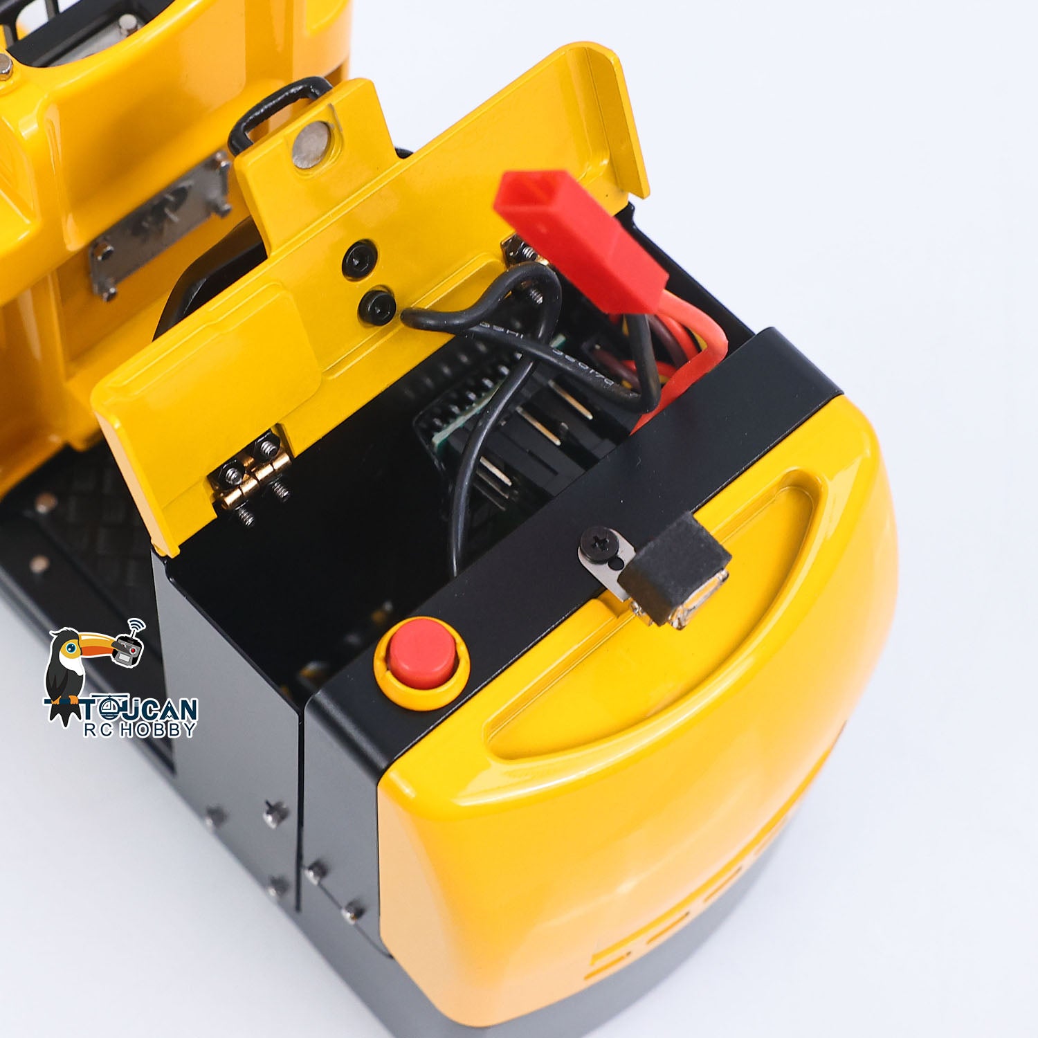 TOUCAN MO55 Low Level Order Picker 1/14 Metal RC Electric Forklift Battery Compartment