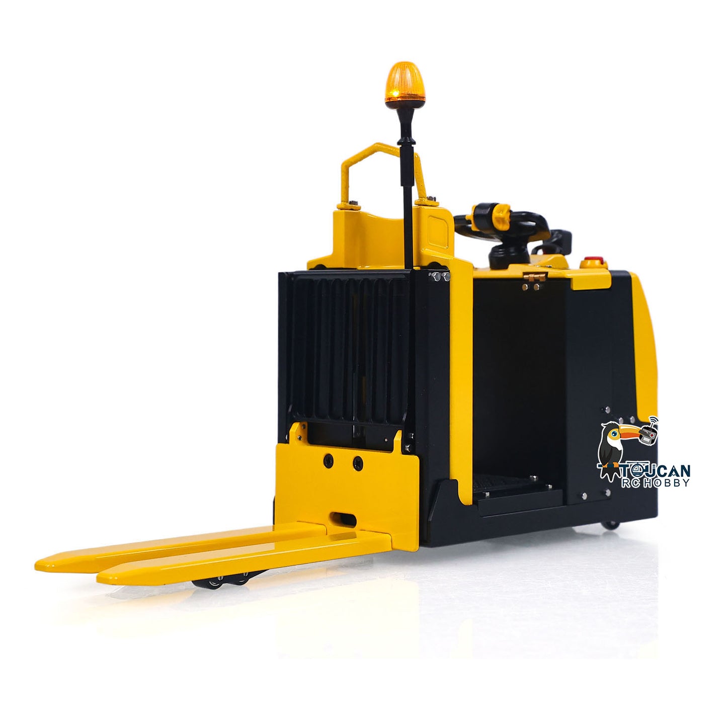 TOUCAN MO55 Electric Forklift 1/14 Low Level Order Picker Narrow Fork Side View RTR 
