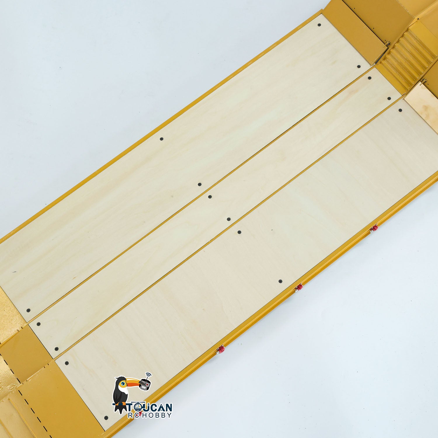 TOUCAN 1/20 RC Metal Gooseneck Mining Trailer C739D Wood Board Detail 
