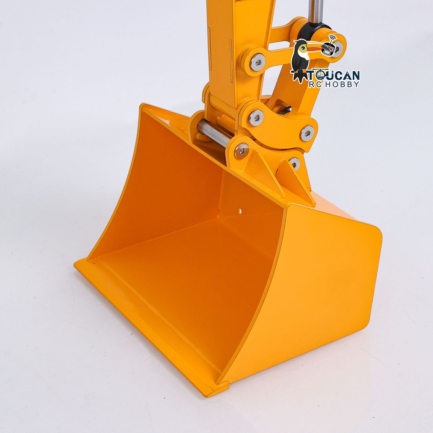 TOUCAN 323GX 1/12 metal grading bucket attachment for RC hydraulic excavator