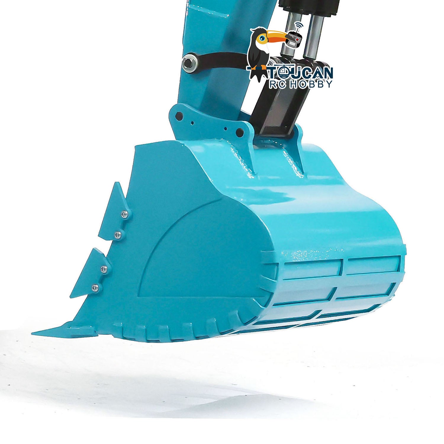 TOUCAN 385CF 1/8 Metal RC Hydraulic Crawler Excavator bucket detail