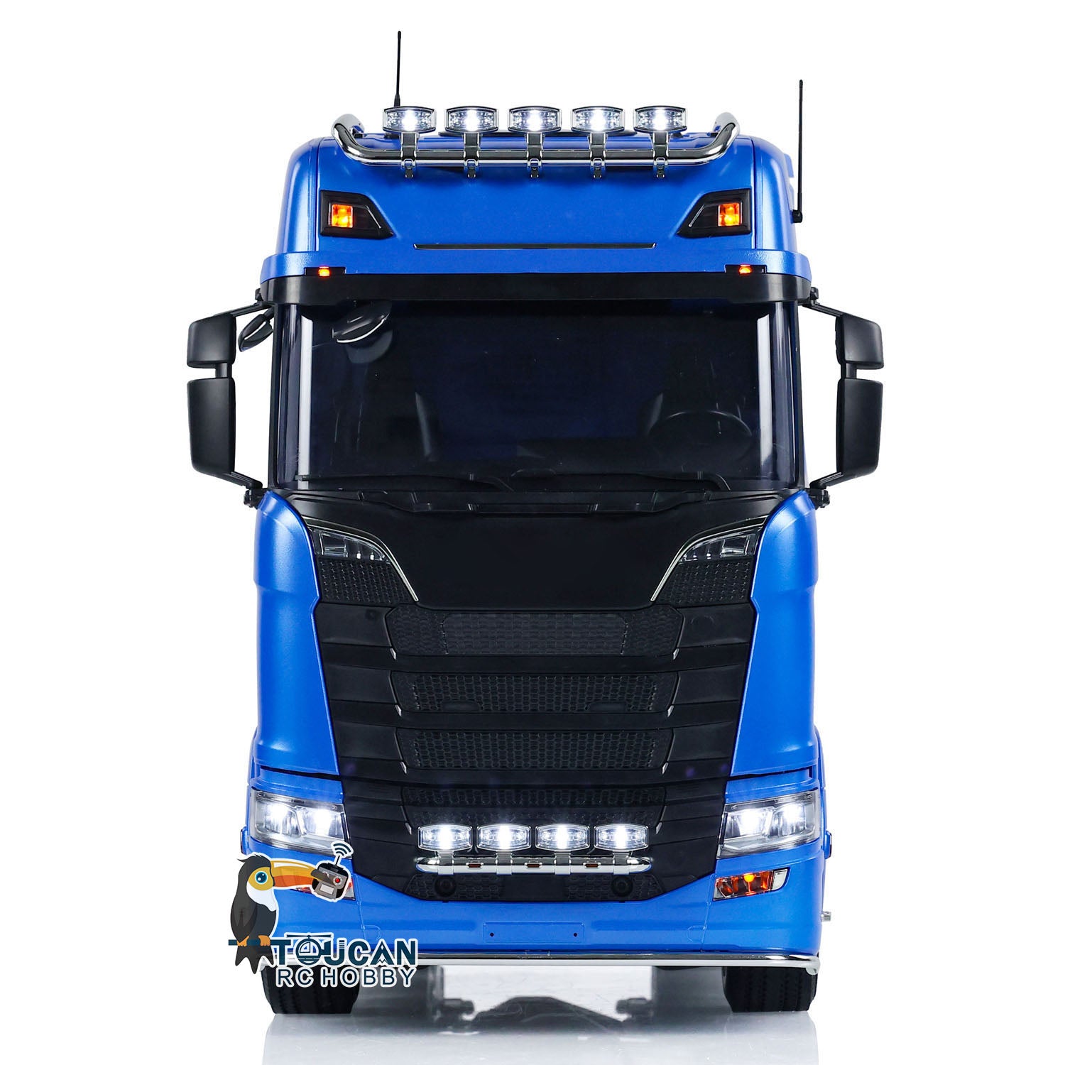 TOUCAN 56368 770S 1/14 6x4 RC Tractor Truck front view with realistic cab details