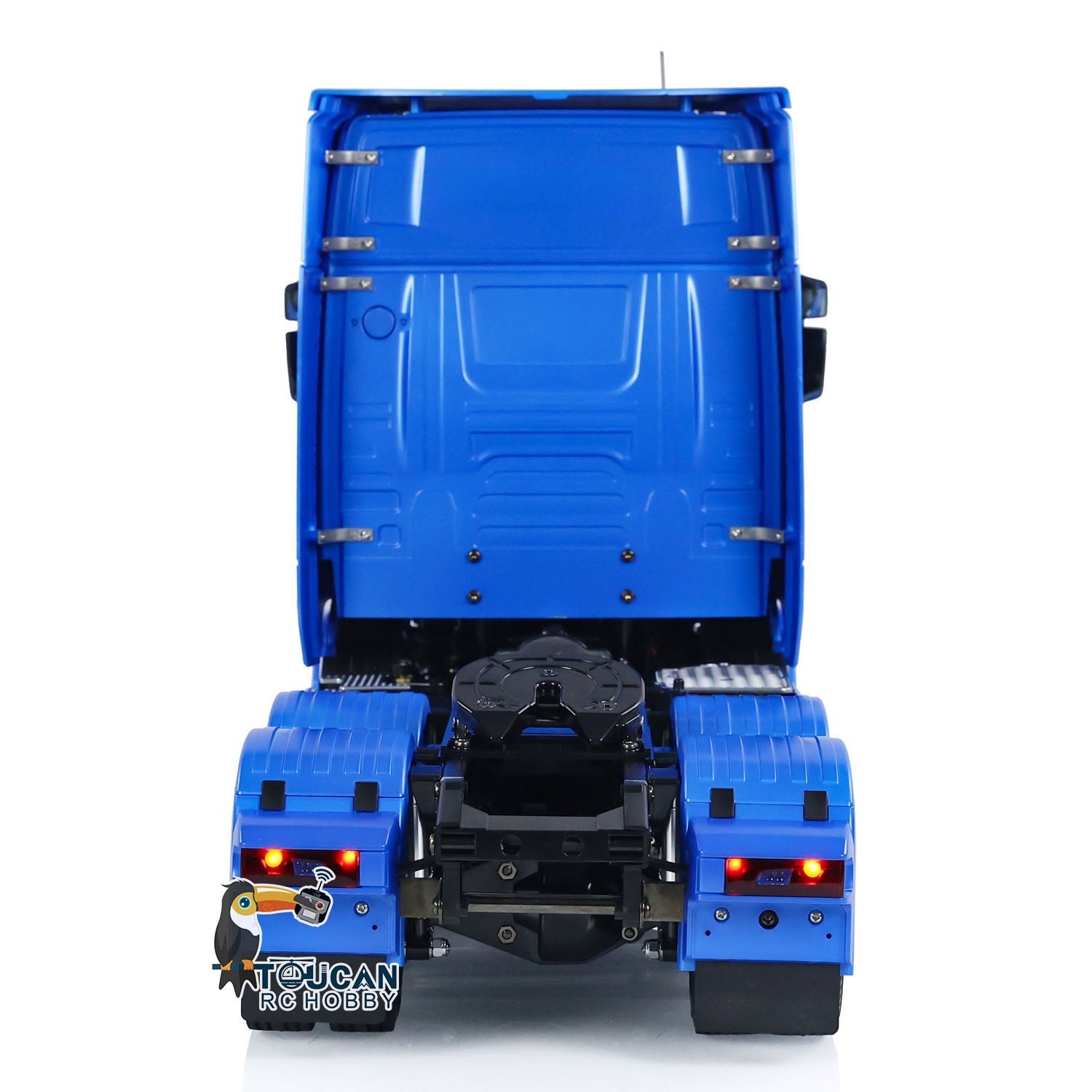 TOUCAN 56368 770S 1/14 6x4 RC Tractor Truck rear view with detailed tractor chassis