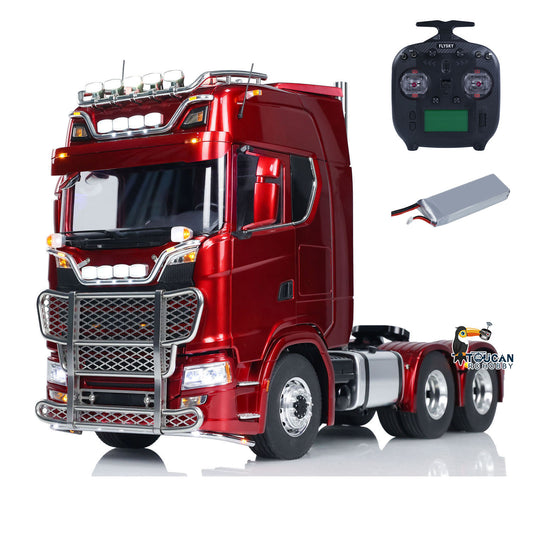TOUCAN 770S 1/14 6x6 RC Metal Chassis Tractor Truck complete package with radio controller and battery