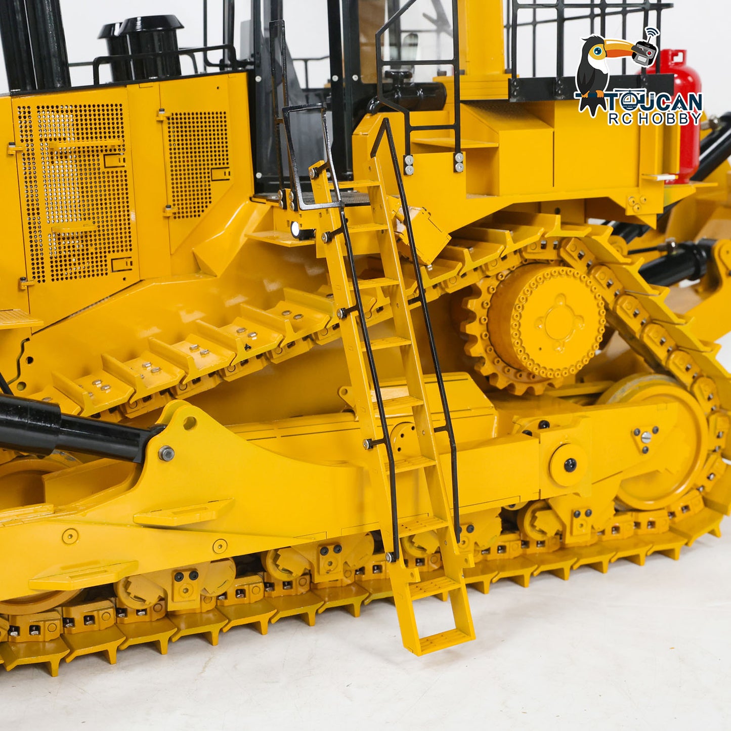 TOUCAN D11T 1/10 Metal Hydraulic RC Bulldozer Heavy Duty Giant Dozer electric ladder detail