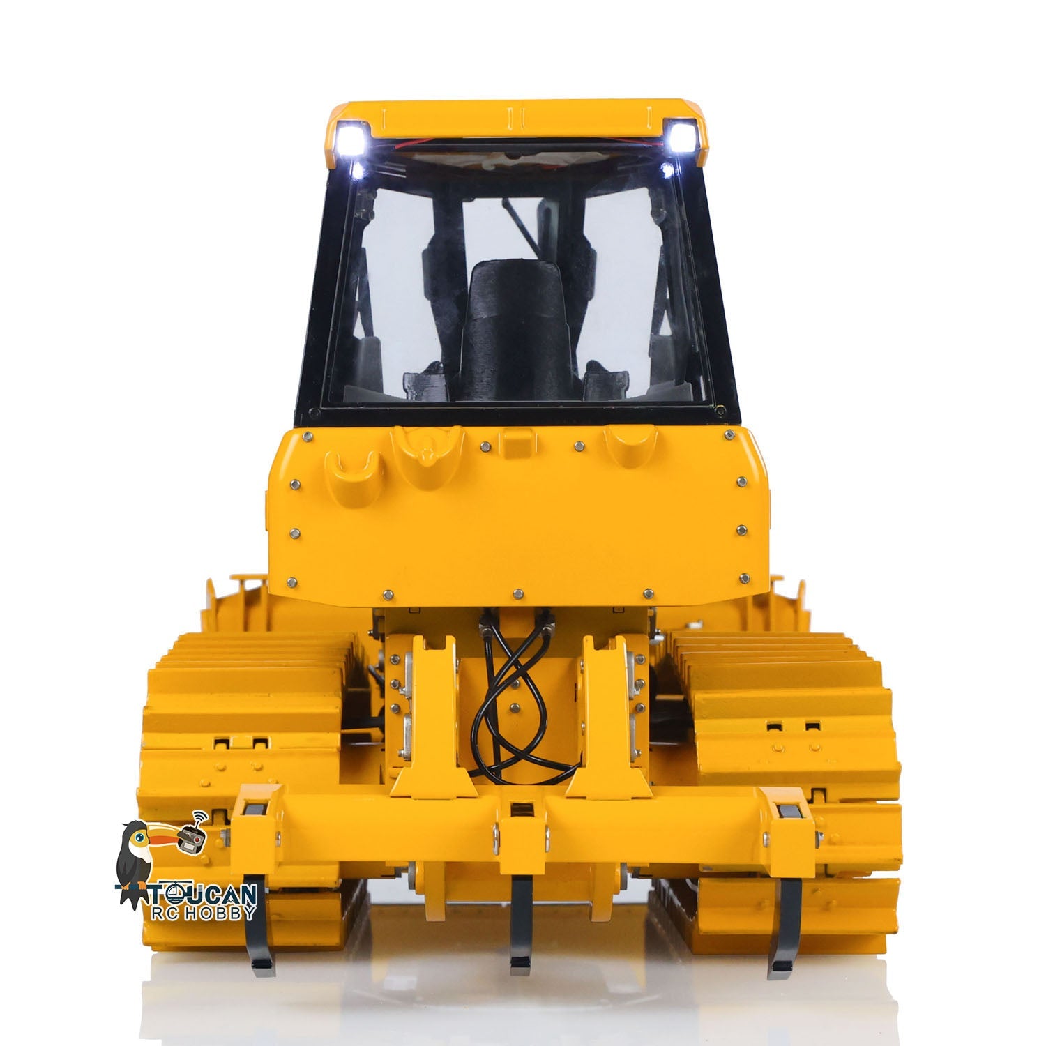 TOUCAN D3 1/12 Metal RC Hydraulic Bulldozer rear detail
