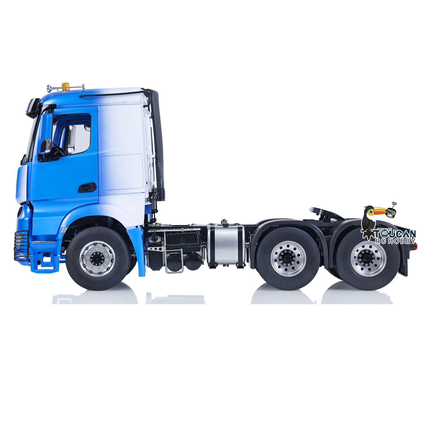 TOUCAN 1/14 6x6 Metal RC Tractor Truck body side detail