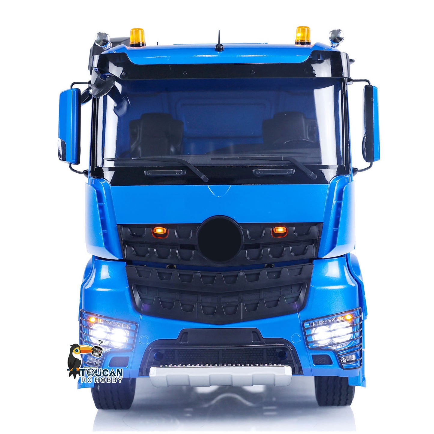 TOUCAN 1/14 6x6 Metal RC Tractor Truck front bumper detail
