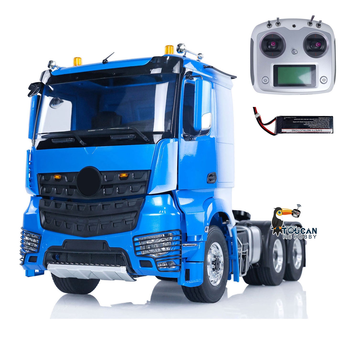 TOUCAN 1/14 6x6 Metal RC Tractor Truck ready set with radio controller and battery