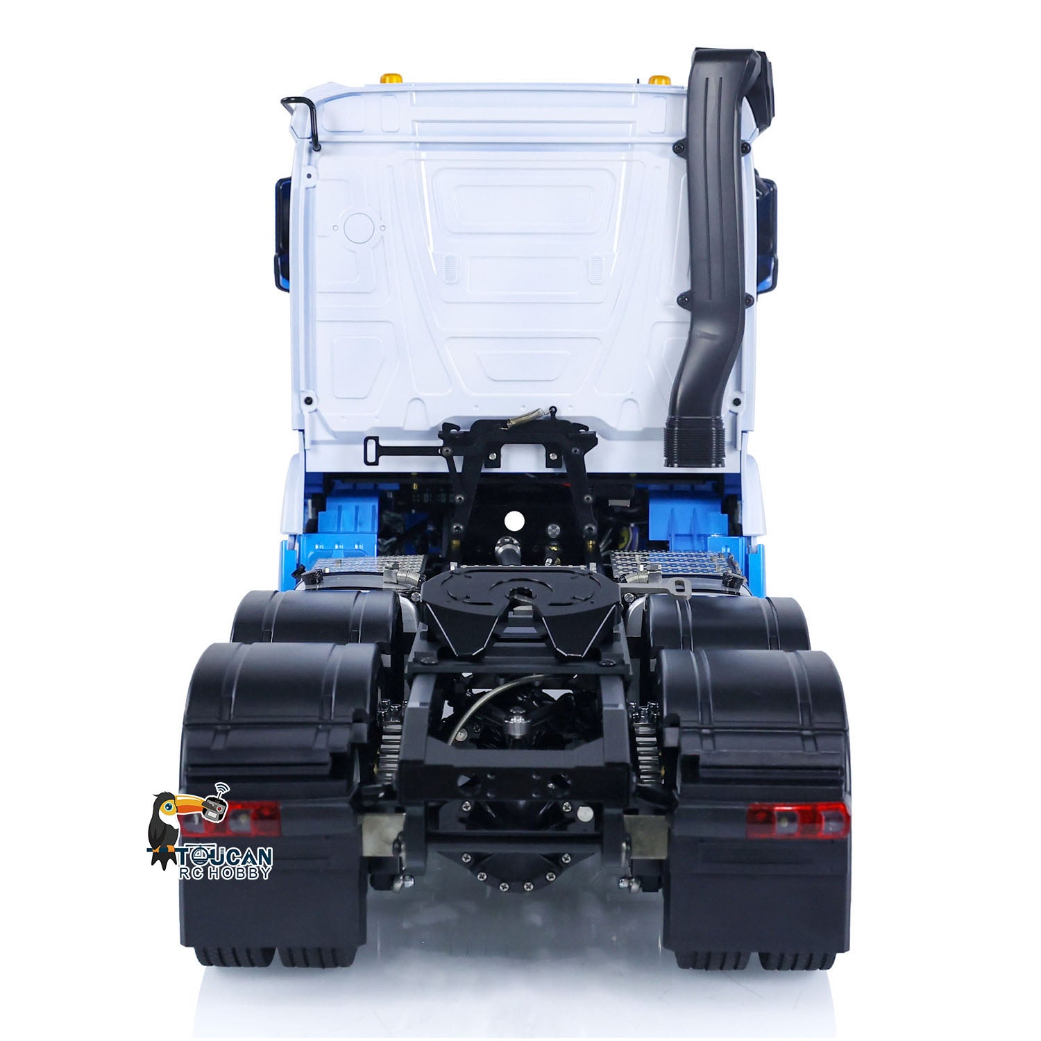 TOUCAN 1/14 6x6 Metal RC Tractor Truck rear section detail