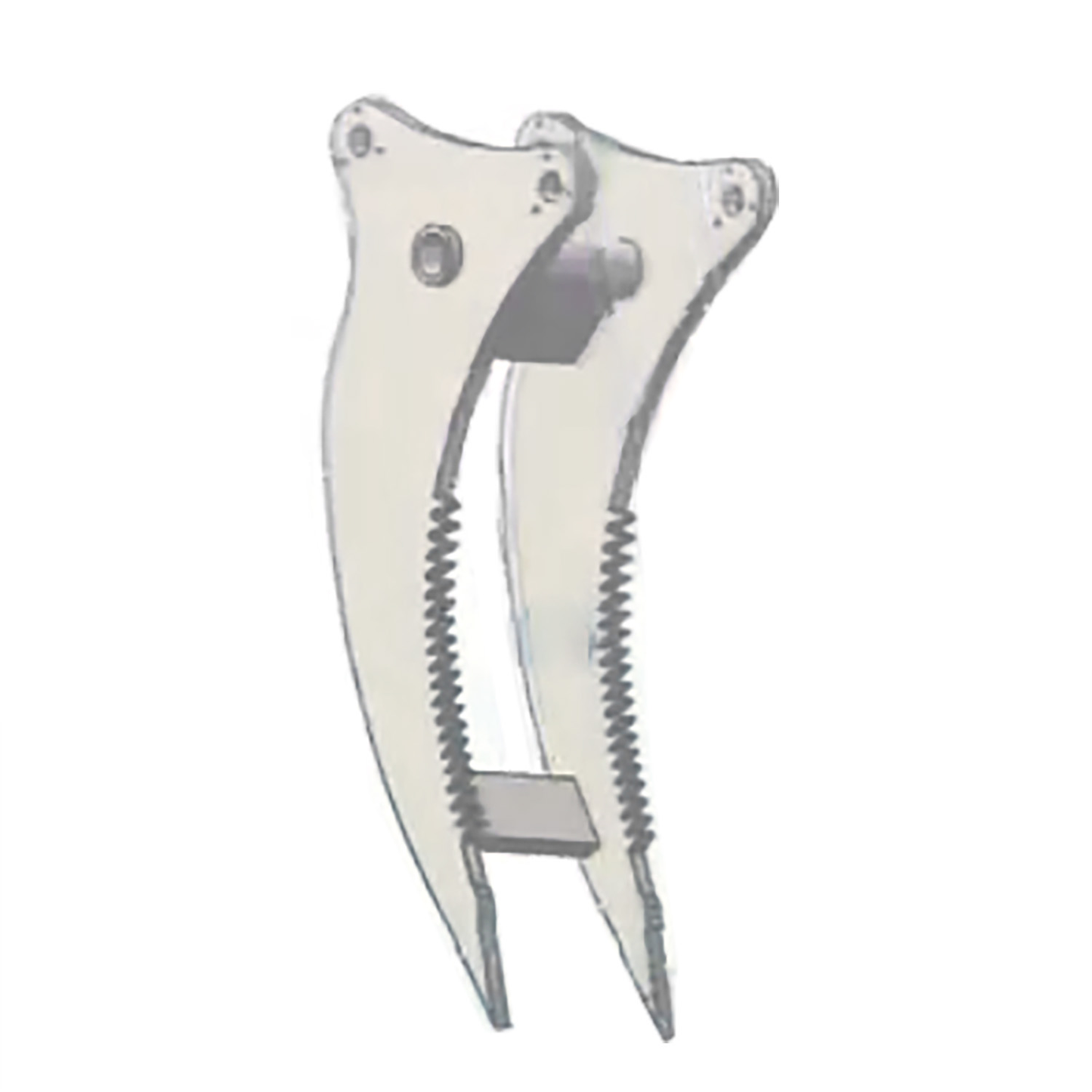 TYMX 390F 1/8 Metal Hydraulic RC Excavator Heavy Duty Digger Double Toothed Rake Bucket attachment