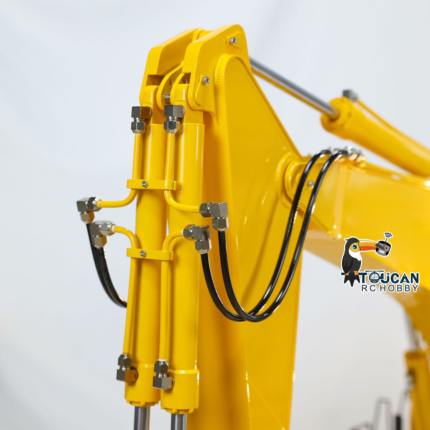 TYMX PC1250 1/8 Metal RC Hydraulic Excavator Digger cylinder detail
