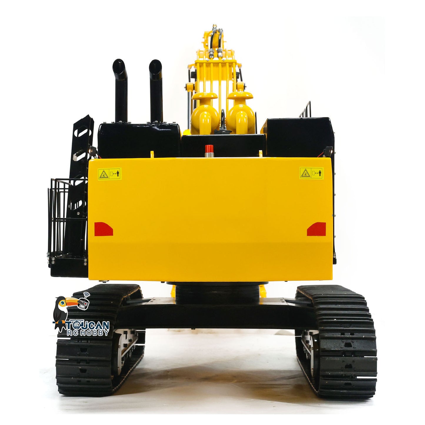 TYMX PC1250 1/8 Metal RC Hydraulic Excavator Digger rear weight-increasing module detail