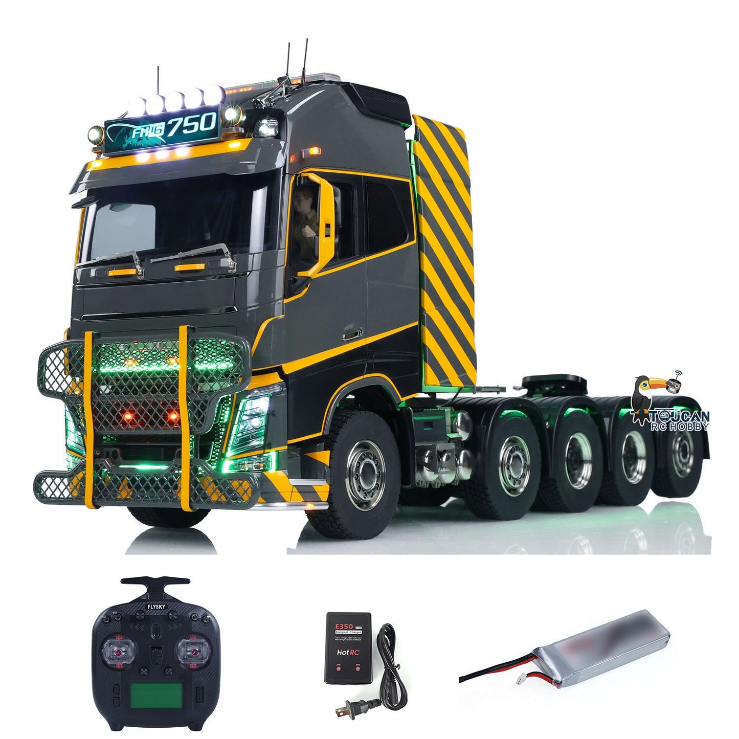 Full Metal FH750 Chassis RC Tractor Truck Unitru-02, Adult Hobby Collector Grade Vehicle