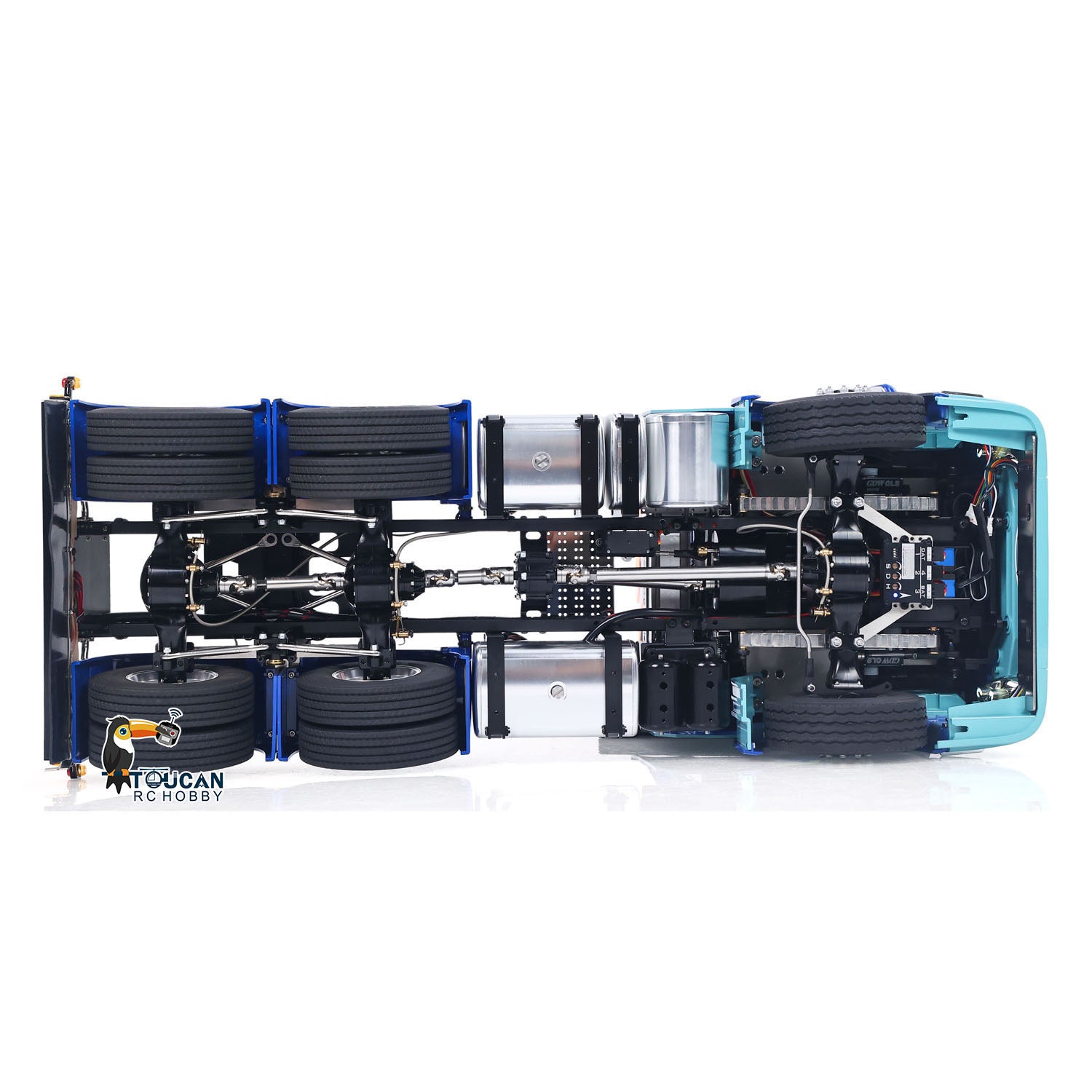 Unitru 06 RTR RC Tractor Truck with Locking Differentials for Off-Road Driving